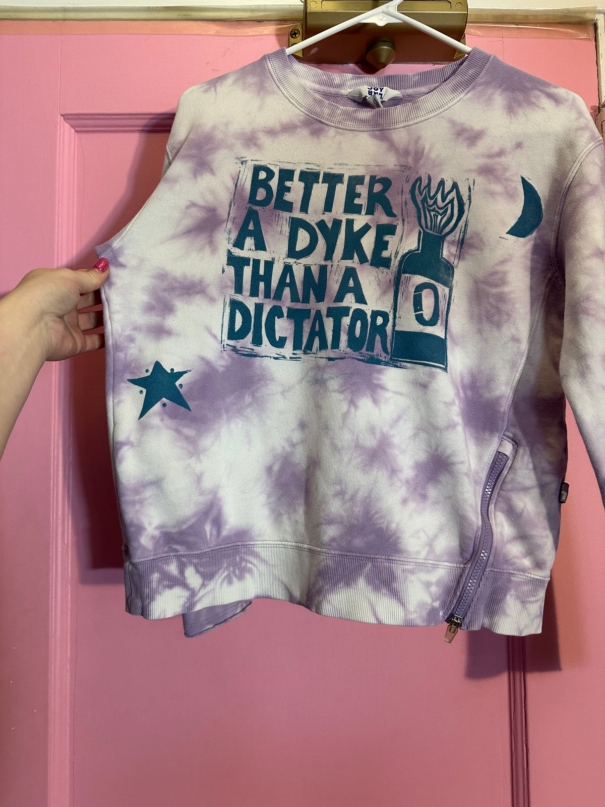 Small Purple Tye Dye Joy Lab Sweatshirt